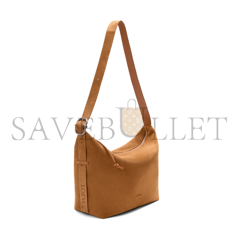 LOEWE LARGE LOOP HOBO IN SUEDE CALFSKIN BB22003X02 (45.5*31*17cm)